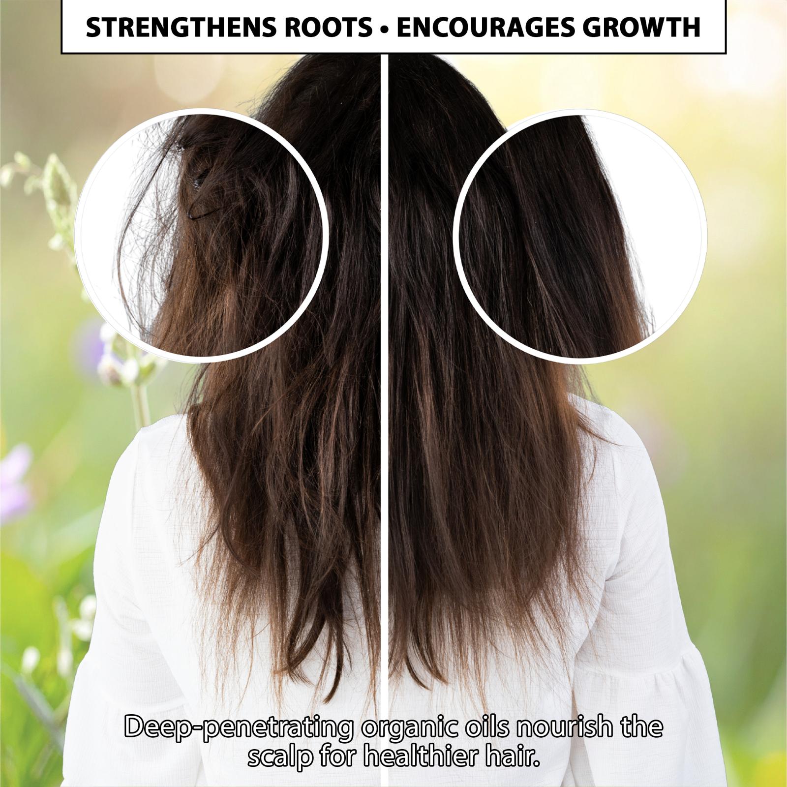 Organic Rosemary Mint Hair Growth Oil – Strengthens Roots, Reduces Breakage & Boosts Hair Growth (118ml) for All Hair Types